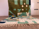 Moroccan Green Moss Rug - 5x8